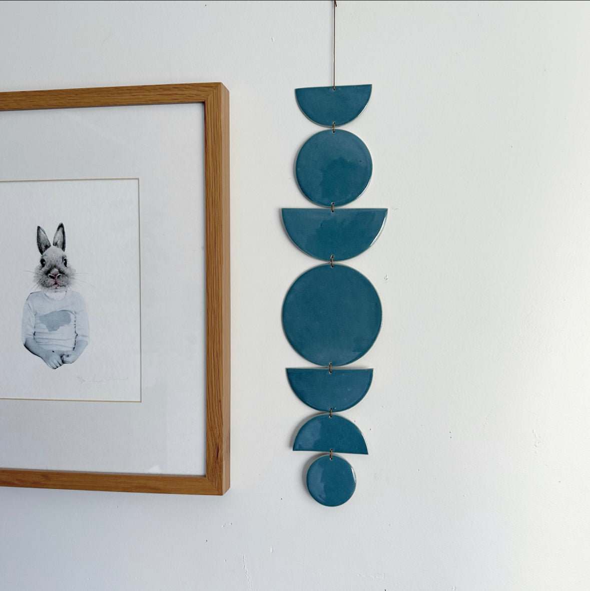 SHAPES Wall Hanging - Steel Blue