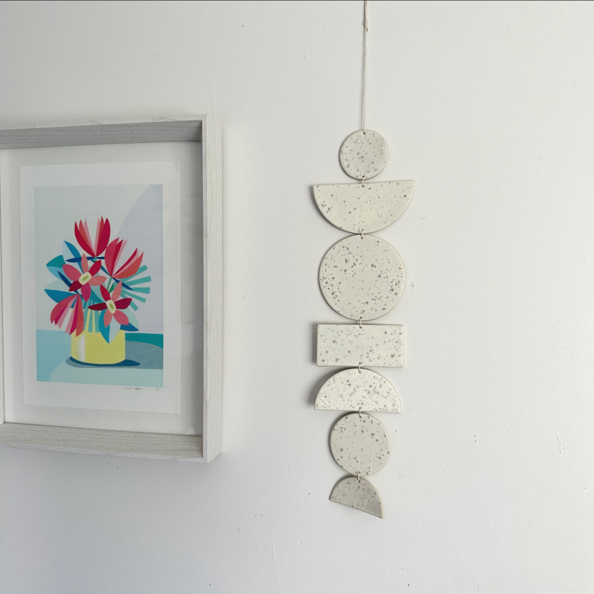 SHAPES Wall Hanging - Sea Salt