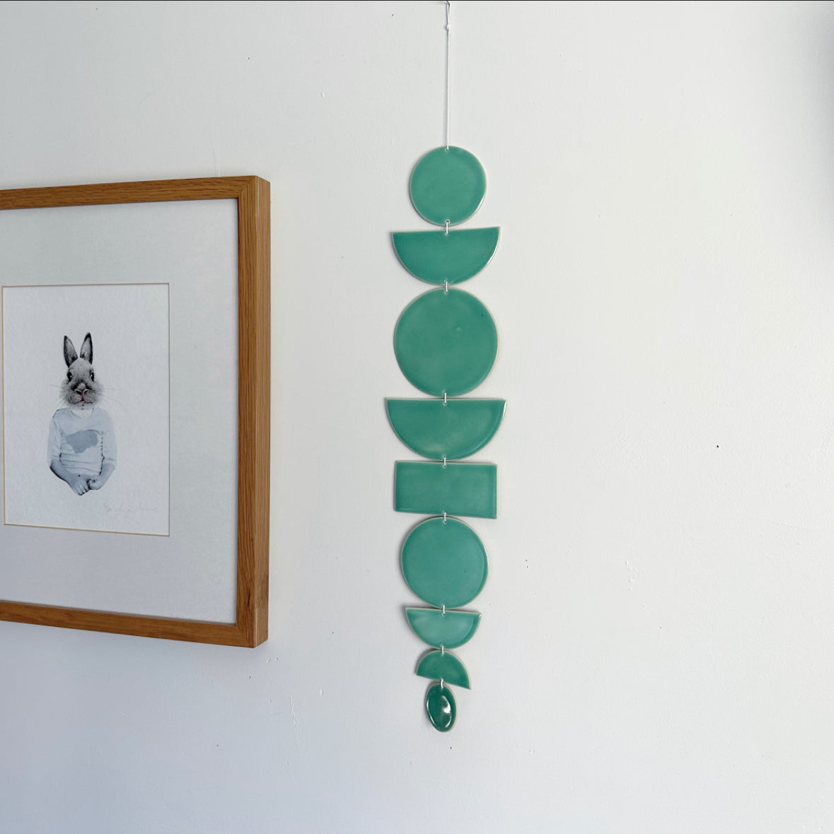 SHAPES Wall Hanging - Mint