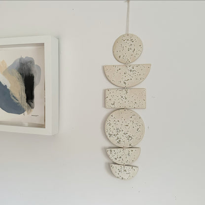 SHAPES Wall Hanging - Sea Salt