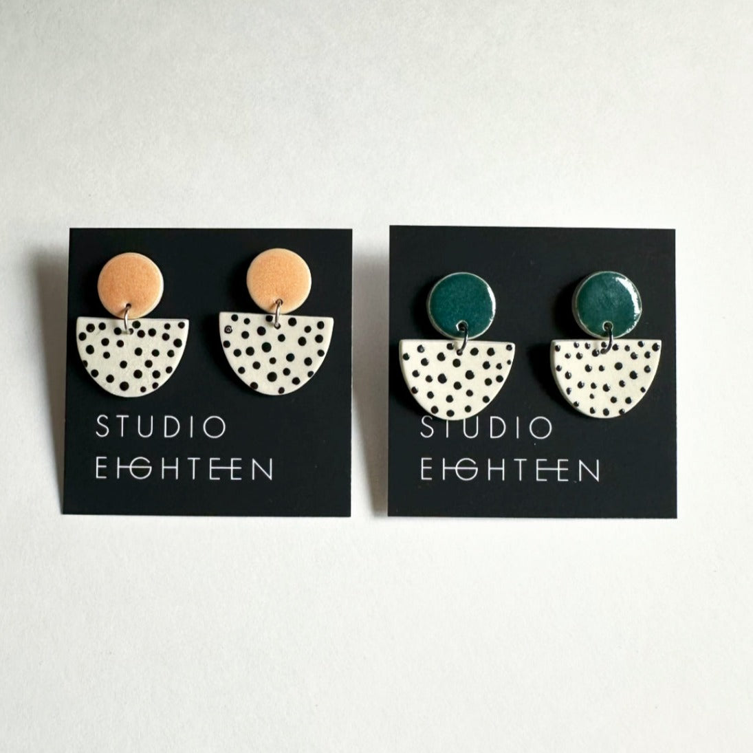 ARC Porcelain Drop Earrings