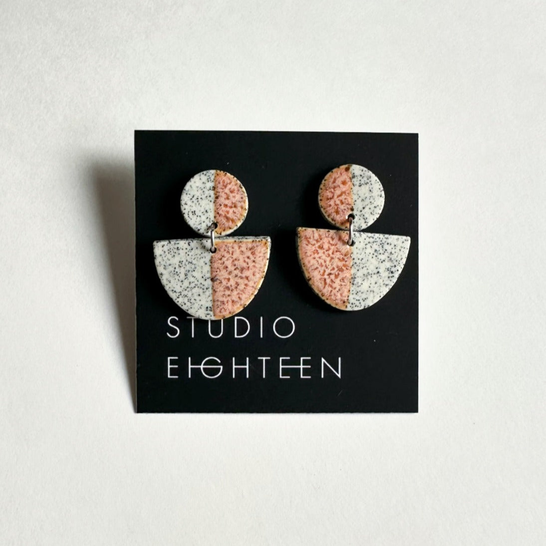 ARC Porcelain Drop Earrings