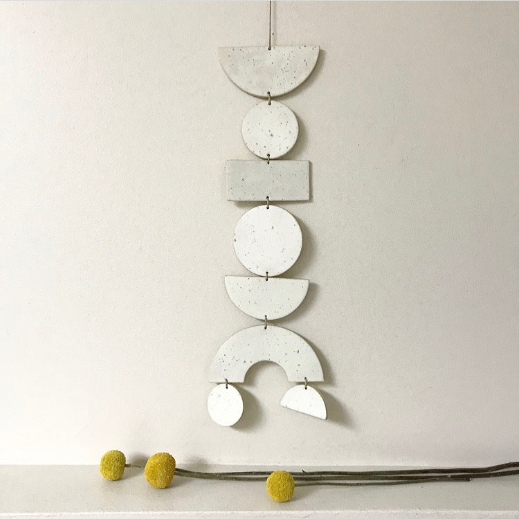 SHAPES Wall Hanging - Sea Salt