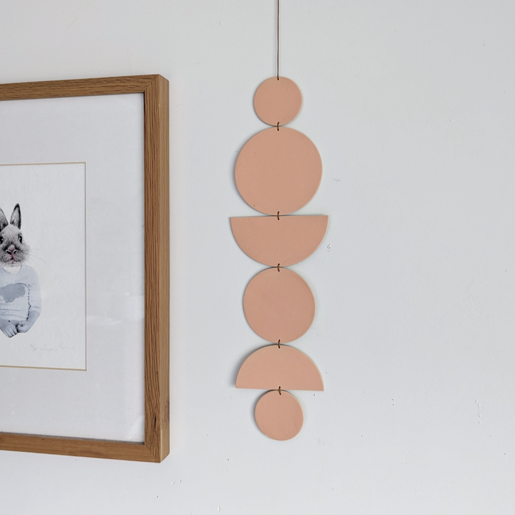 SHAPES Wall Hanging - Peach