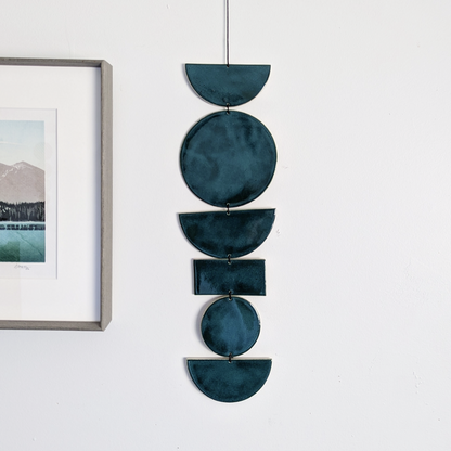 SHAPES Wall Hanging - Emerald Green