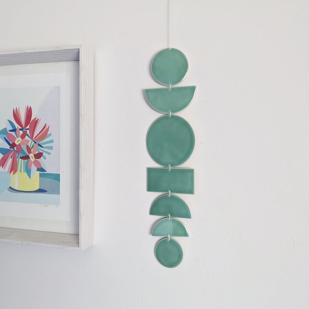 SHAPES Wall Hanging - Mint